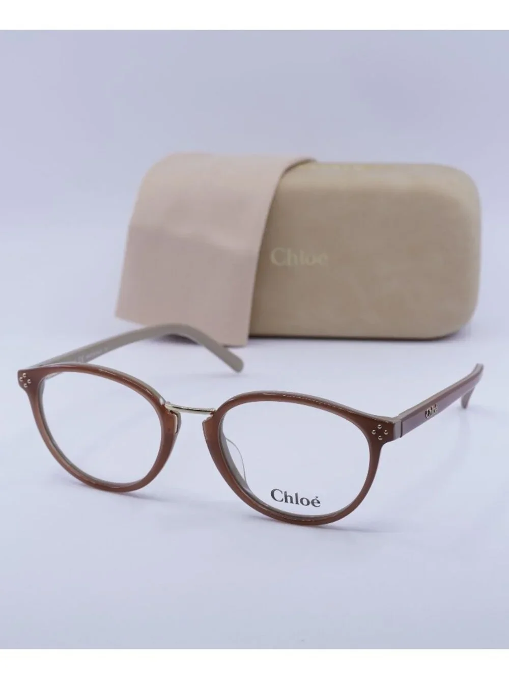 Chloe CE2666 208 Cat Eye Eyeglasses - Caramel 52mm